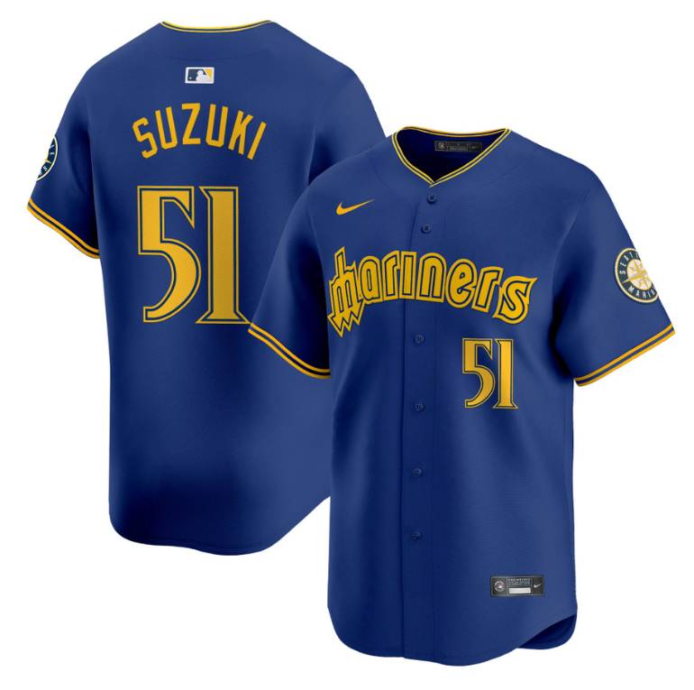 Ichiro Suzuki Jersey #51 Seattle Mariners 2025 Vapor Premier Limited Stitched