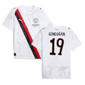 Ilkay Gundogan 19 Manchester City 2025-26 Match Jersey – White