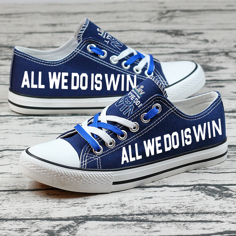 Indianapolis Colts Low Top Canvas Sport Sneakers Shoes For Men Women Fans