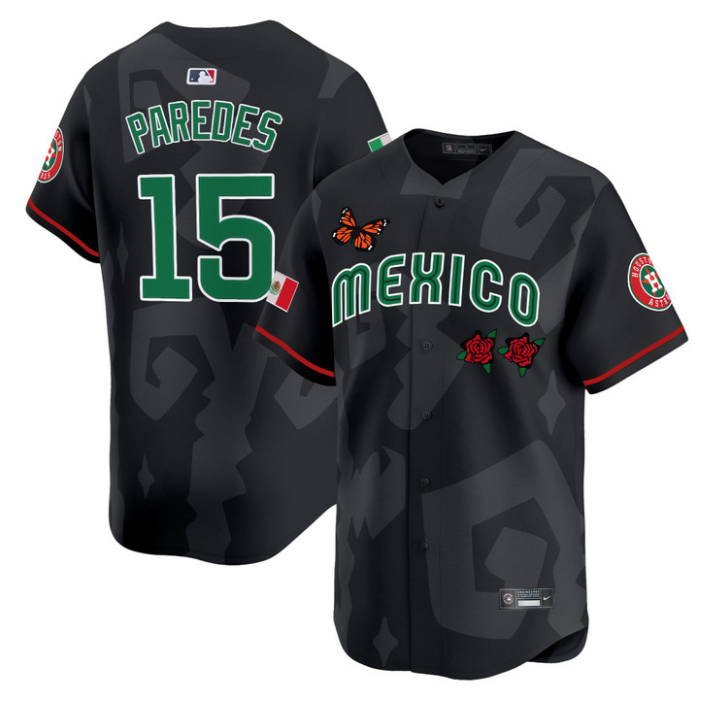 Isaac Paredes Jersey #15 Mexican Heritage 2025 Sentrock Vapor Limited Stitched