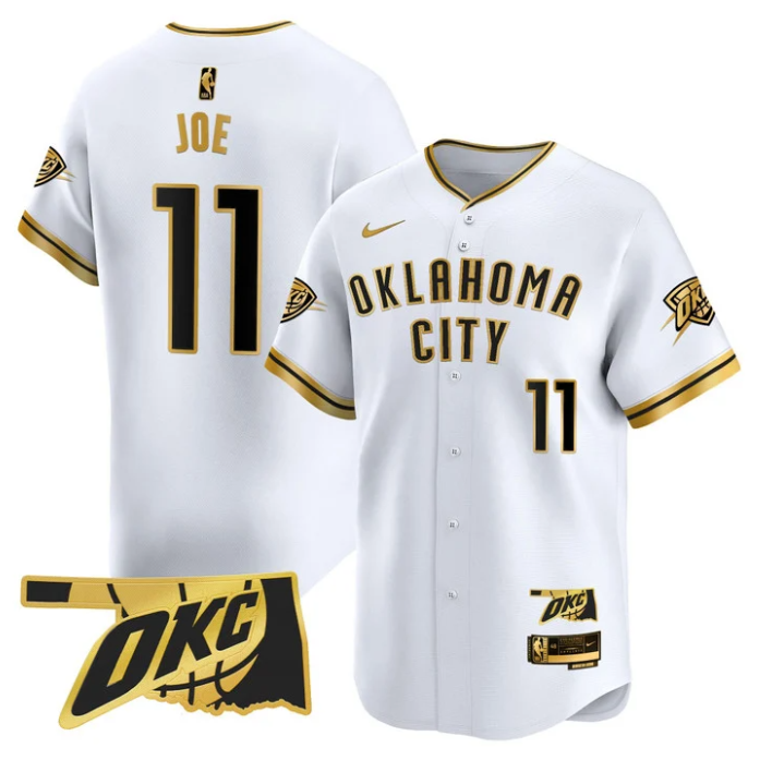 Isaiah Joe Jersey #11 Oklahoma City Thunder Vapor Baseball Stitched