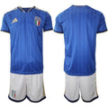 Italy Blank Jerseys National Team x World Cup 2026 Home Blue On Field Soccer