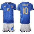 Italy #10 R.BAGGIO Jerseys National Team x World Cup 2026 Home Blue On Field Soccer