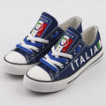 Italy Low Top Canvas Sport Sneakers Shoes For Men Women Fans