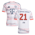 Ito Hiroki #21 Bayern Munich 2025-26 Away Men Jersey – White