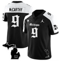 J.J. McCarthy Jersey #9 Michigan Wolverines Gothic Vapor Stitched
