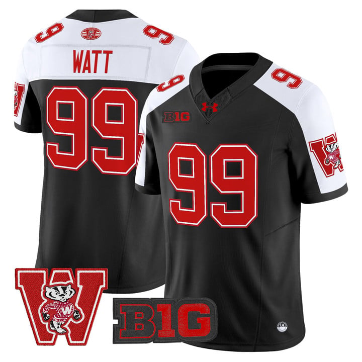 J.J. Watt Jersey #99 Wisconsin Badgers Throwback Stitched