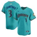 J.P. Crawford Jersey #3 Seattle Mariners 2025 Vapor Premier Limited Stitched
