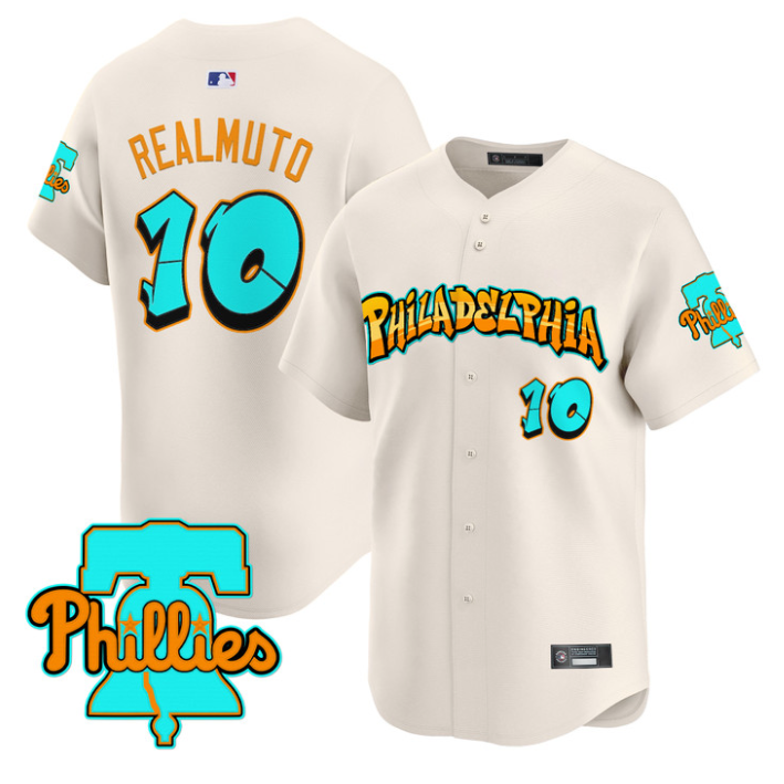 J.T.Realmuto Jersey #10 Philadelphia Phillies Graffiti Broad Street