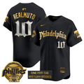 J.T.Realmuto Jersey #10 Phillies Retro Newspaper Edition Gold Vapor Premier Stitched