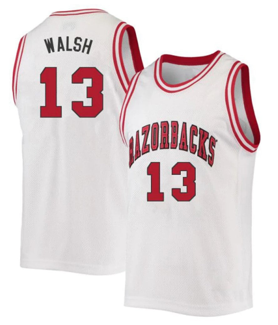 Jordan Walsh Jersey Arkansas Razorbacks College Basketball #13