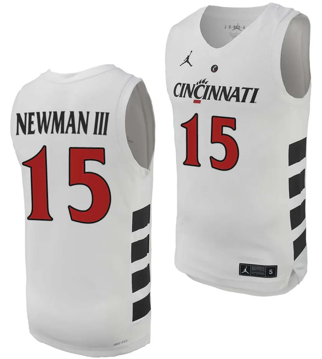 John Newman III Jersey #15 Cincinnati Bearcats College Basketball Replica