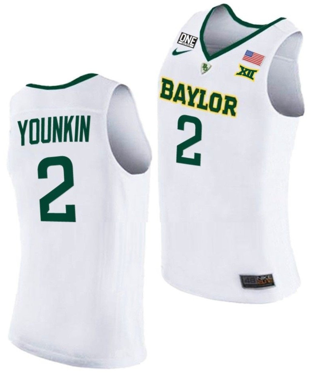 Jake Younkin Jersey Baylor Bears College Basketball #2