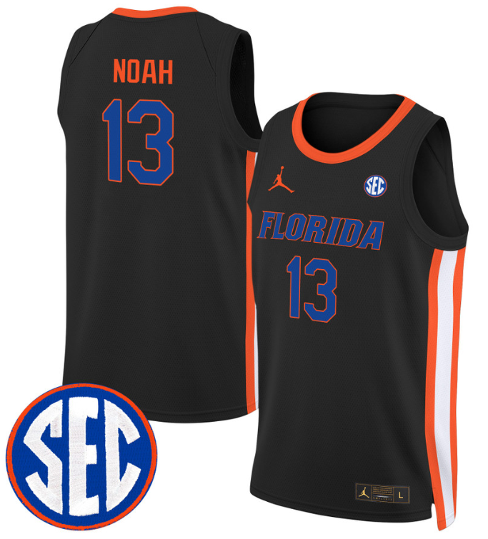 Joakim Noah Jersey #13 Florida Gators Swingman Basketball Stitched Black