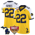 Justice Haynes Jersey #22 Michigan Wolverines 2025 Cheez-It Citrus Bowl