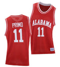 Joshua Primo Jersey Alabama Crimson Tide College Basketball Red Throwback #11