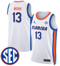 Joakim Noah Jersey #13 Florida Gators Swingman Basketball Stitched White