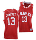 Jahvon Quinerly Jersey Alabama Crimson Tide College Basketball Red Throwback #13