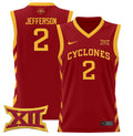 Joshua Jefferson Jersey #2 Iowa State 2024 Lightweight Basketball Cardinal