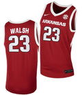 Jordan Walsh Jersey Arkansas Razorbacks College Basketball #23