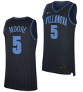 Justin Moore Jersey #5 Villanova Wildcats Replica College Basketball 2023-24 Navy