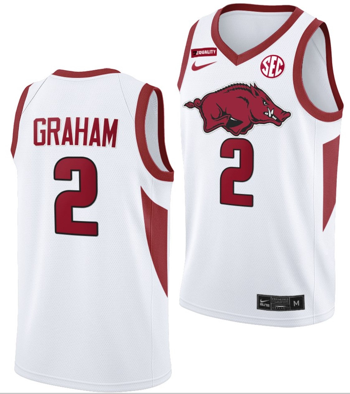 Jalen Graham Jersey Arkansas Razorbacks College Basketball #2