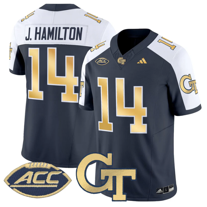 Joe Hamilton Jersey #14 Georgia Tech Yellow Jackets 2025 Stitched