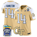 Joe Hamilton Jersey #14 Georgia Tech Jackets Pop-Tarts Bowl Stitched