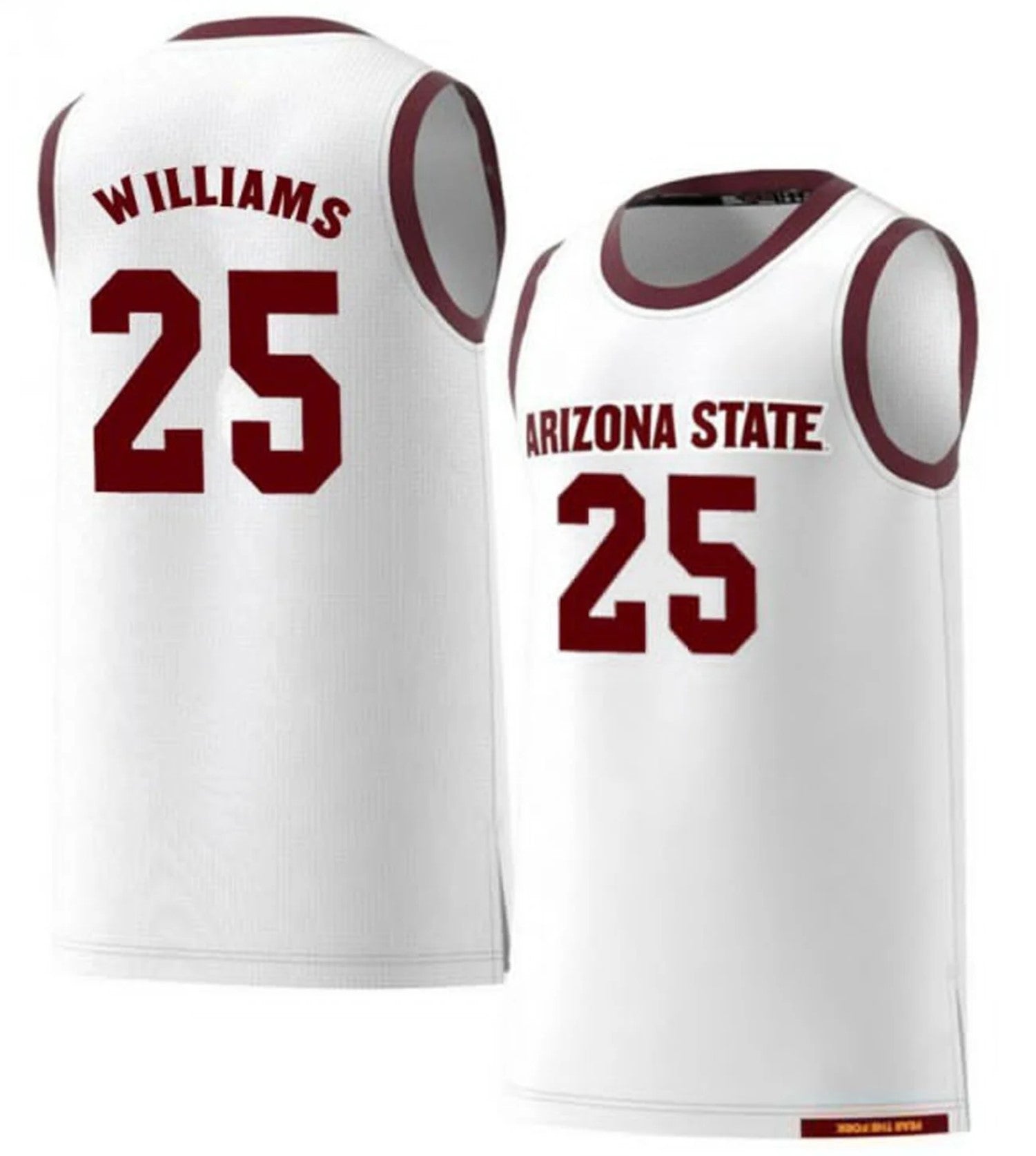 Jordan Williams Jersey Arizona State Sun Devils College Basketball #25