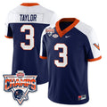 J'Mari Taylor Jersey #3 Virginia Cavaliers 2025 Gator Bowl Champions Stitched