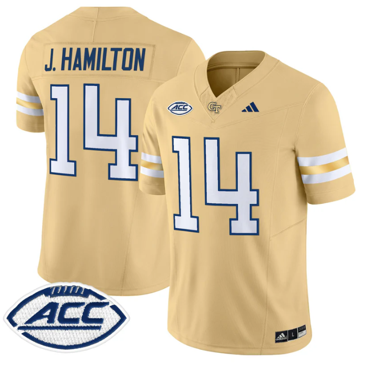 Joe Hamilton Jersey #14 Georgia Tech Yellow Jackets 2025 Stitched