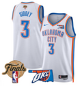 Josh Giddey Jersey # 3 Oklahoma City Thunder 2025 Finals Swingman Stitched Association