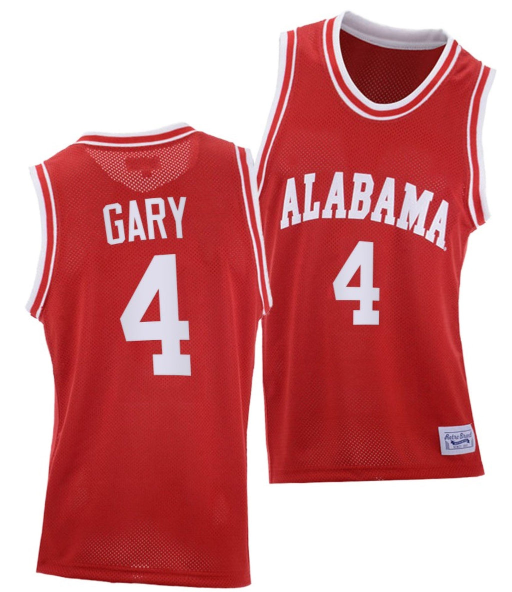 Juwan Gary Jersey Alabama Crimson Tide College Basketball Red Throwback #4