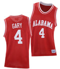 Juwan Gary Jersey Alabama Crimson Tide College Basketball Red Throwback #4