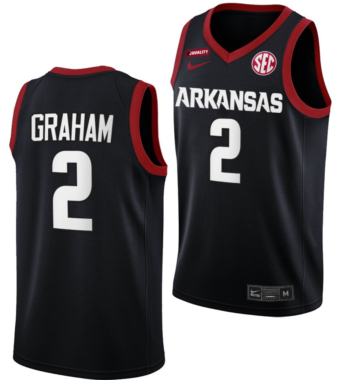 Jalen Graham Jersey Arkansas Razorbacks College Basketball #2