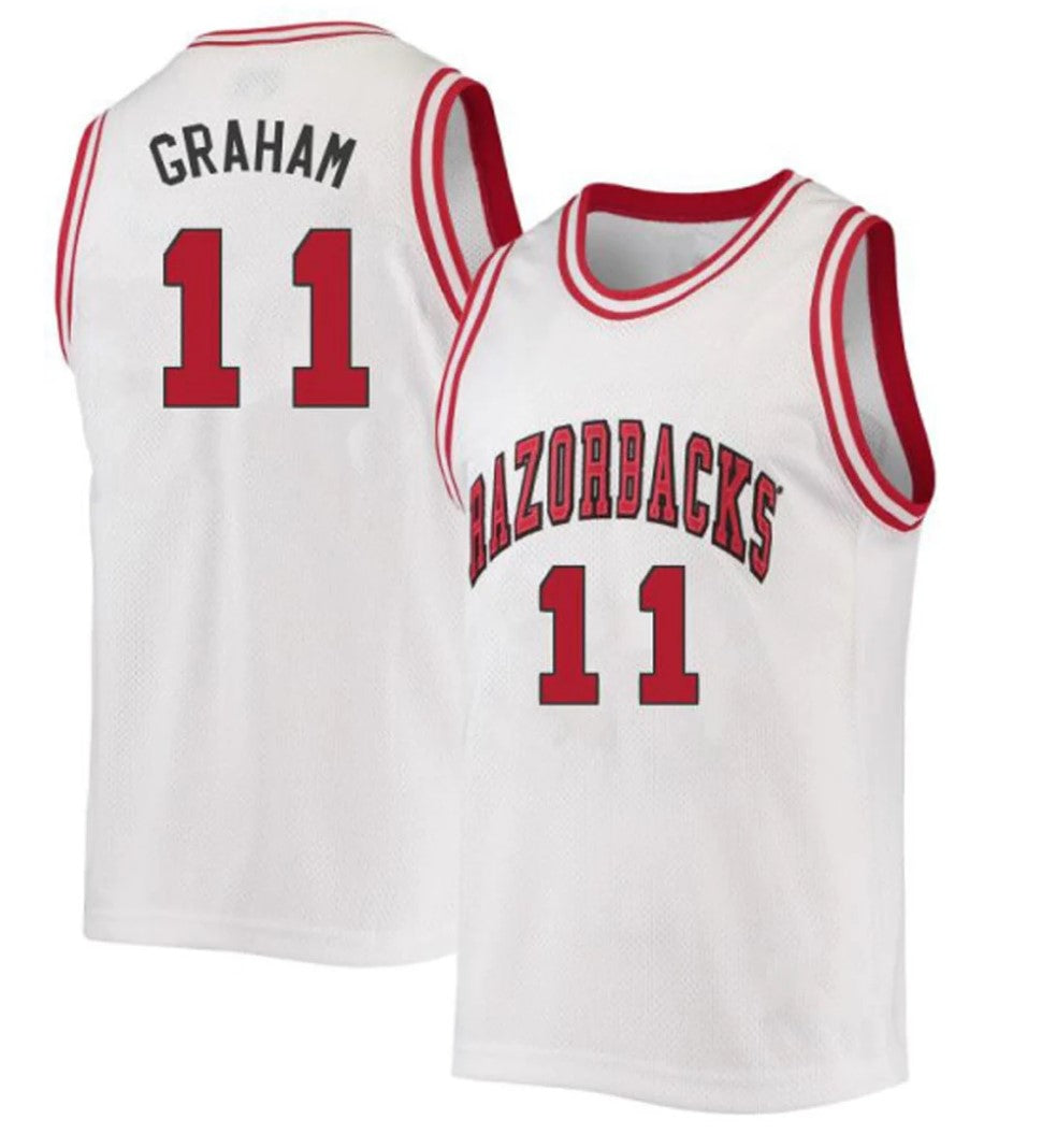 Jalen Graham Jersey Arkansas Razorbacks College Basketball #11