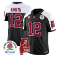Joe Namath Jersey #12 Alabama Crimson Tide 2026 Rose Bowl Stitched