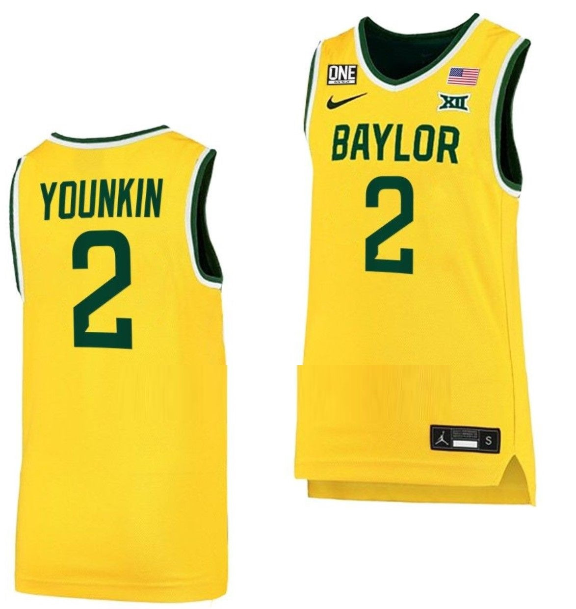 Jake Younkin Jersey Baylor Bears College Basketball #2