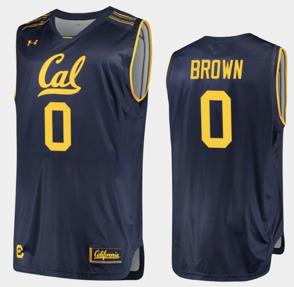 Jaylen Brown Jersey California Golden Bears College Basketball Navy #0