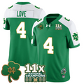 Jeremiyah Love Jersey #4 Notre Dame 11x-Time National Champions Stitched