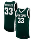 Juliann Woodard Jersey #33 Michigan State Spartans NIL Basketball Green