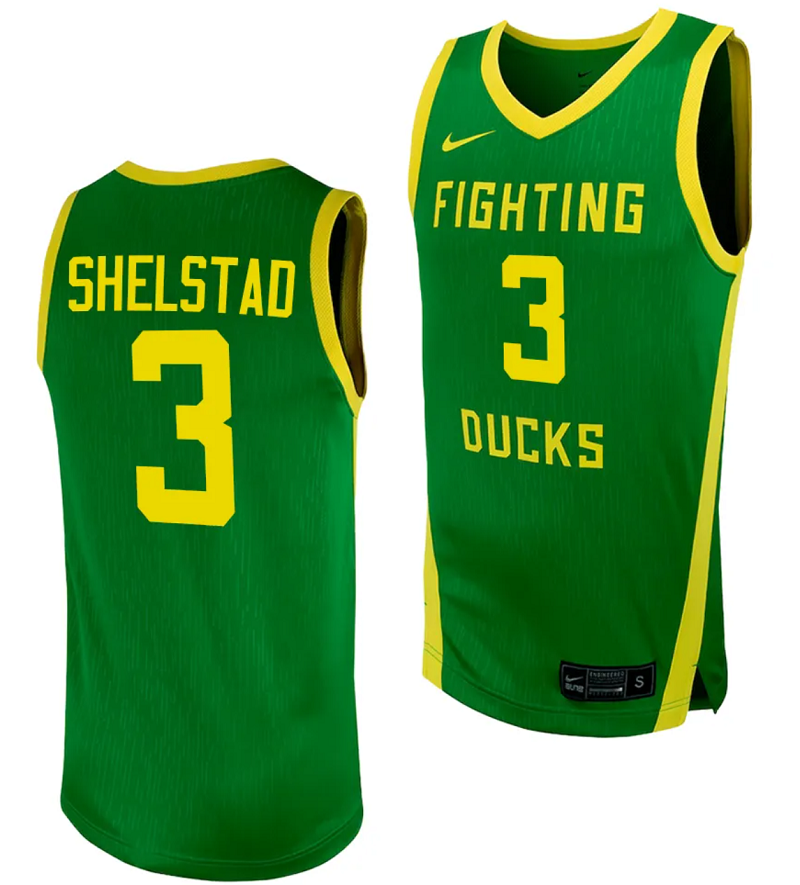 Jermaine Couisnard Jersey #5 Oregon Ducks Replica College Basketball uniform Green