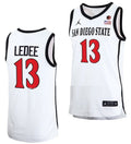 Jaedon LeDee Jersey San Diego State Aztecs College Basketball Home White #13