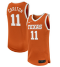 Justice Carlton Jersey #11 Texas Longhorns NIL Basketball Texas Orange