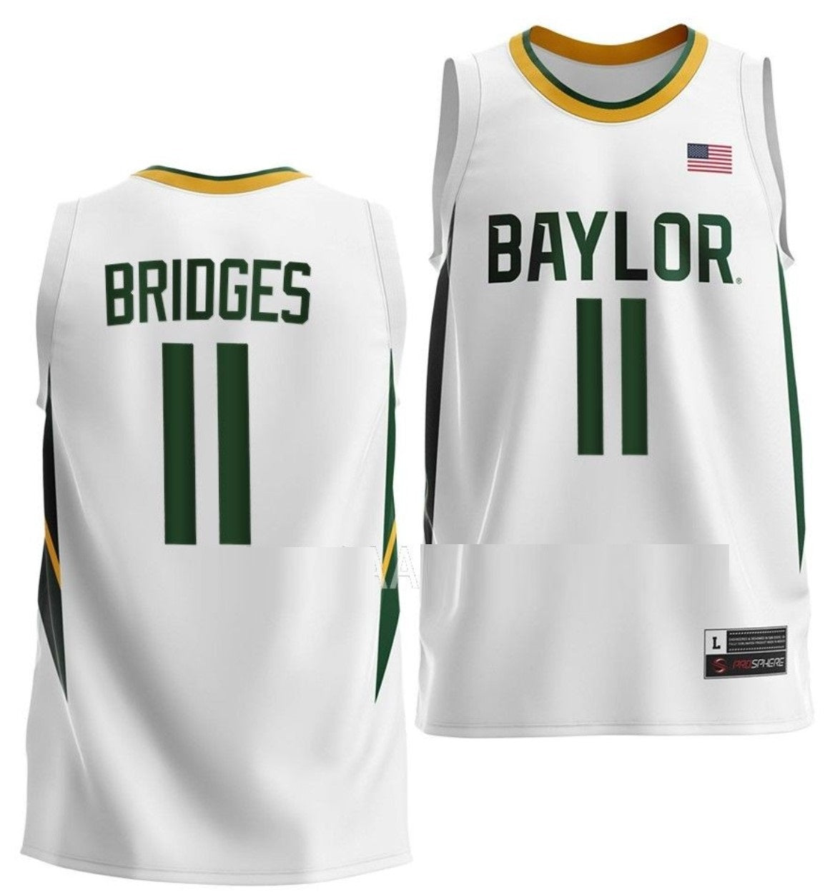 Jalen Bridges Jersey Baylor Bears College Basketball #11