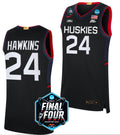 Jordan Hawkins Jersey UConn Huskies College Basketball 2023 NCAA Final Four Black #24