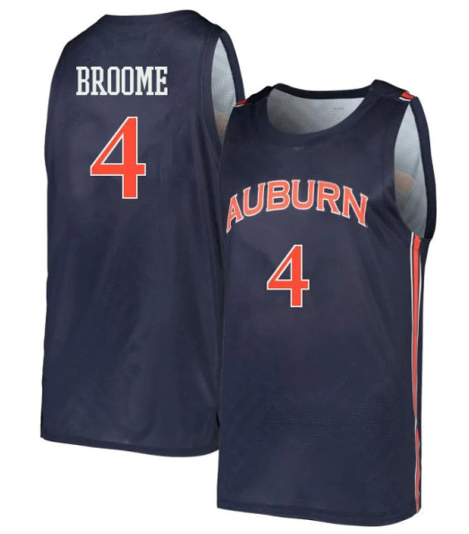 Johni Broome Jersey Auburn Tigers College Basketball #4