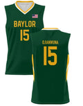 Josh Ojianwuana Jersey Baylor Bears College Basketball Green #15