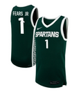Jeremy Fears Jr Jersey #1 Michigan State Spartans NIL Basketball Green