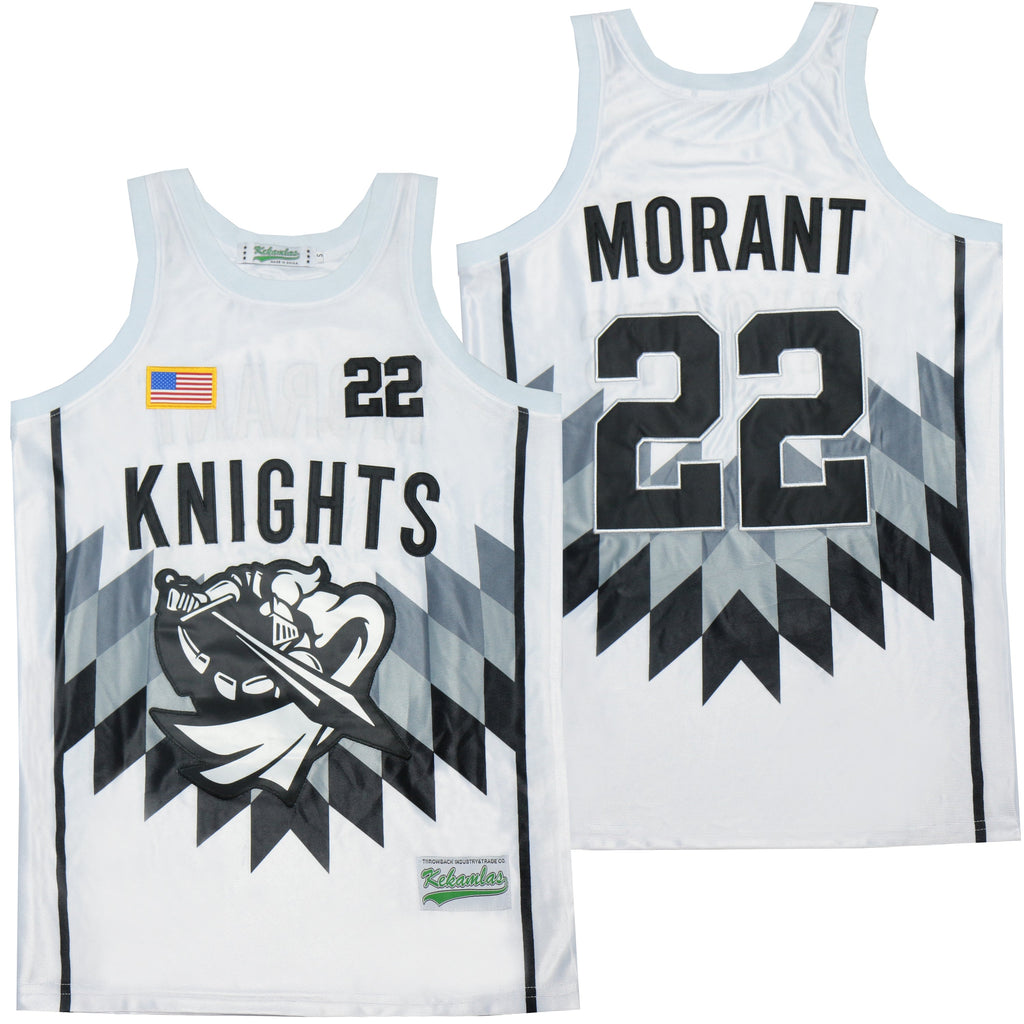 Ja Morant #22 White Movie Basketball Jersey White